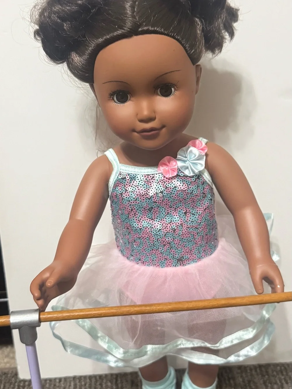 My Life As. Ballerina Dance Doll Tutu Outfit in Pink and Mint